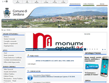Tablet Screenshot of comune.serdiana.ca.it